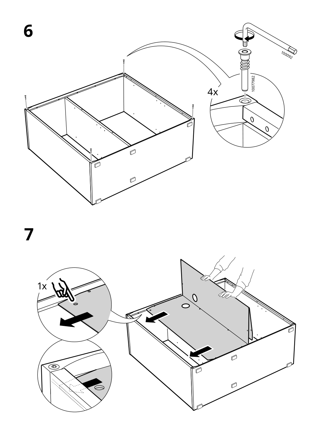 Assembly instructions for IKEA Vihals shelving unit with 4 shelves white | Page 12 - IKEA VIHALS storage combination 294.406.16