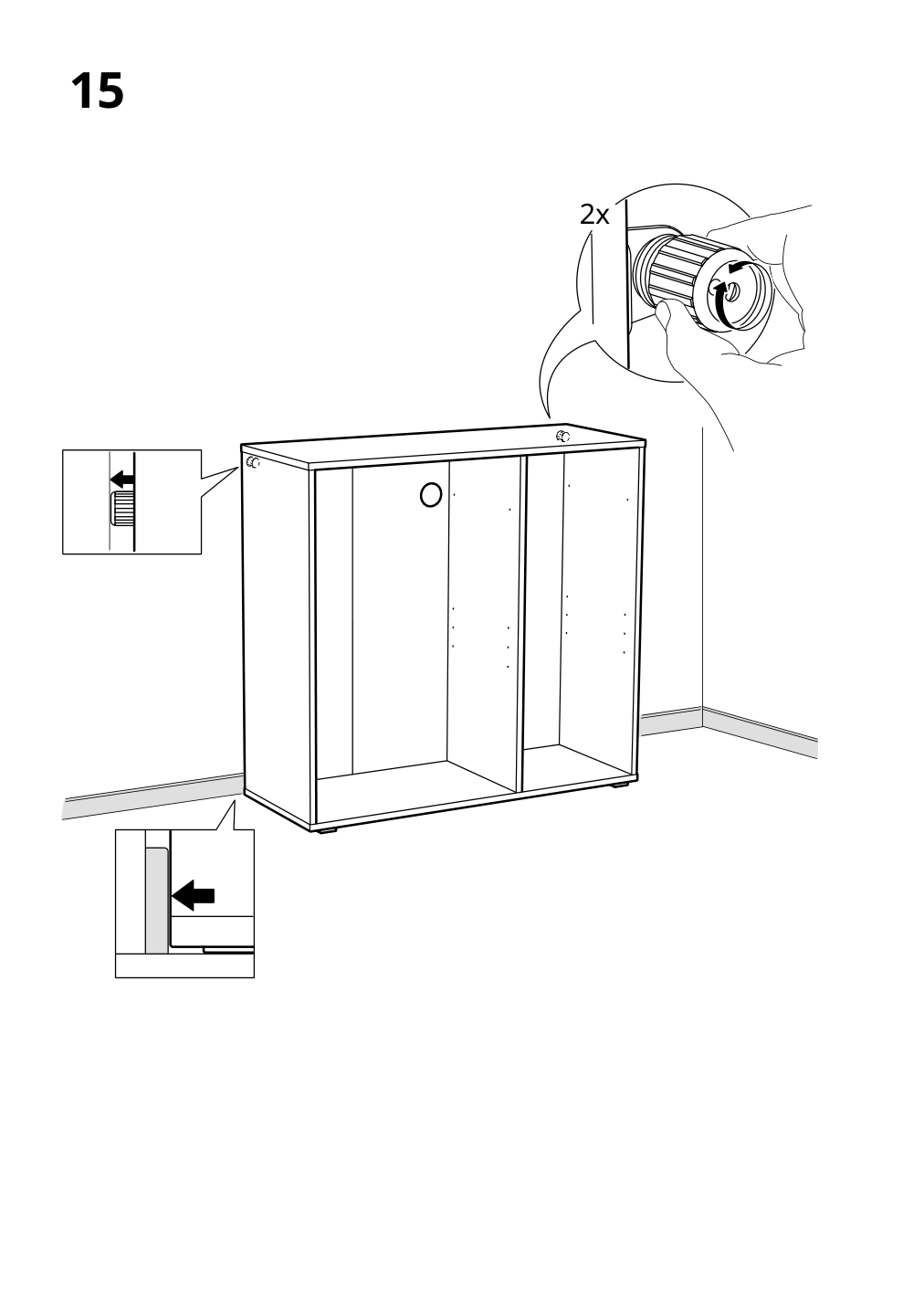 Assembly instructions for IKEA Vihals shelving unit with 4 shelves white | Page 17 - IKEA VIHALS storage combination 294.406.16