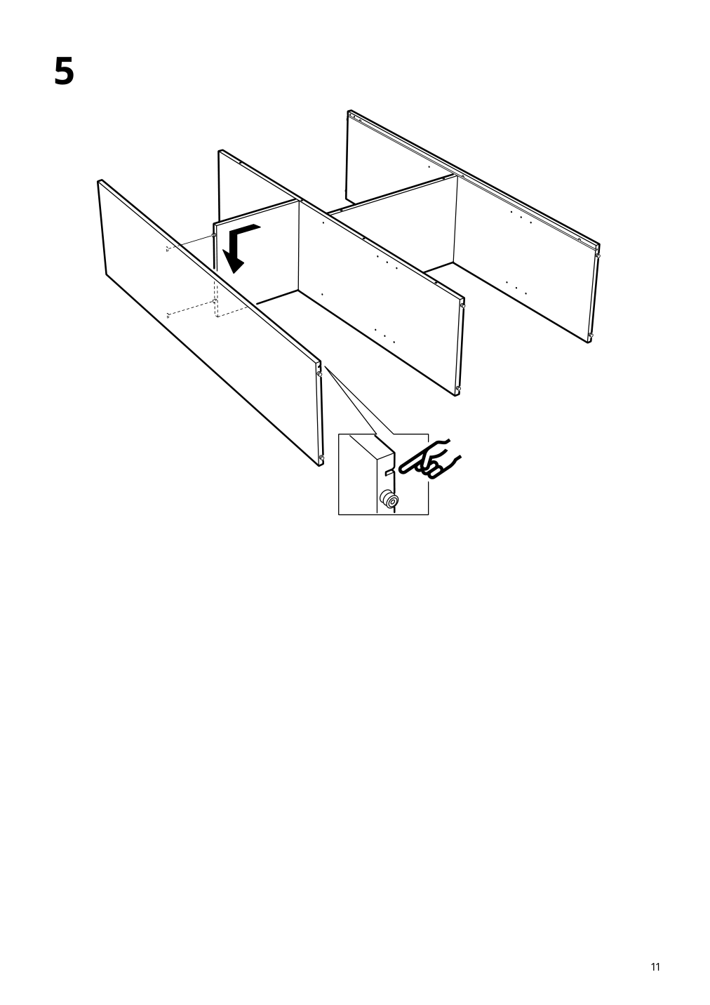 Assembly instructions for IKEA Vihals shelving unit with 6 shelves white | Page 11 - IKEA VIHALS storage combination 094.406.17