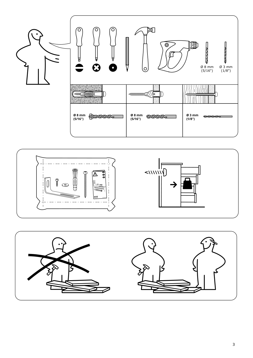 Assembly instructions for IKEA Vihals sideboard white | Page 3 - IKEA VIHALS storage combination 094.406.17