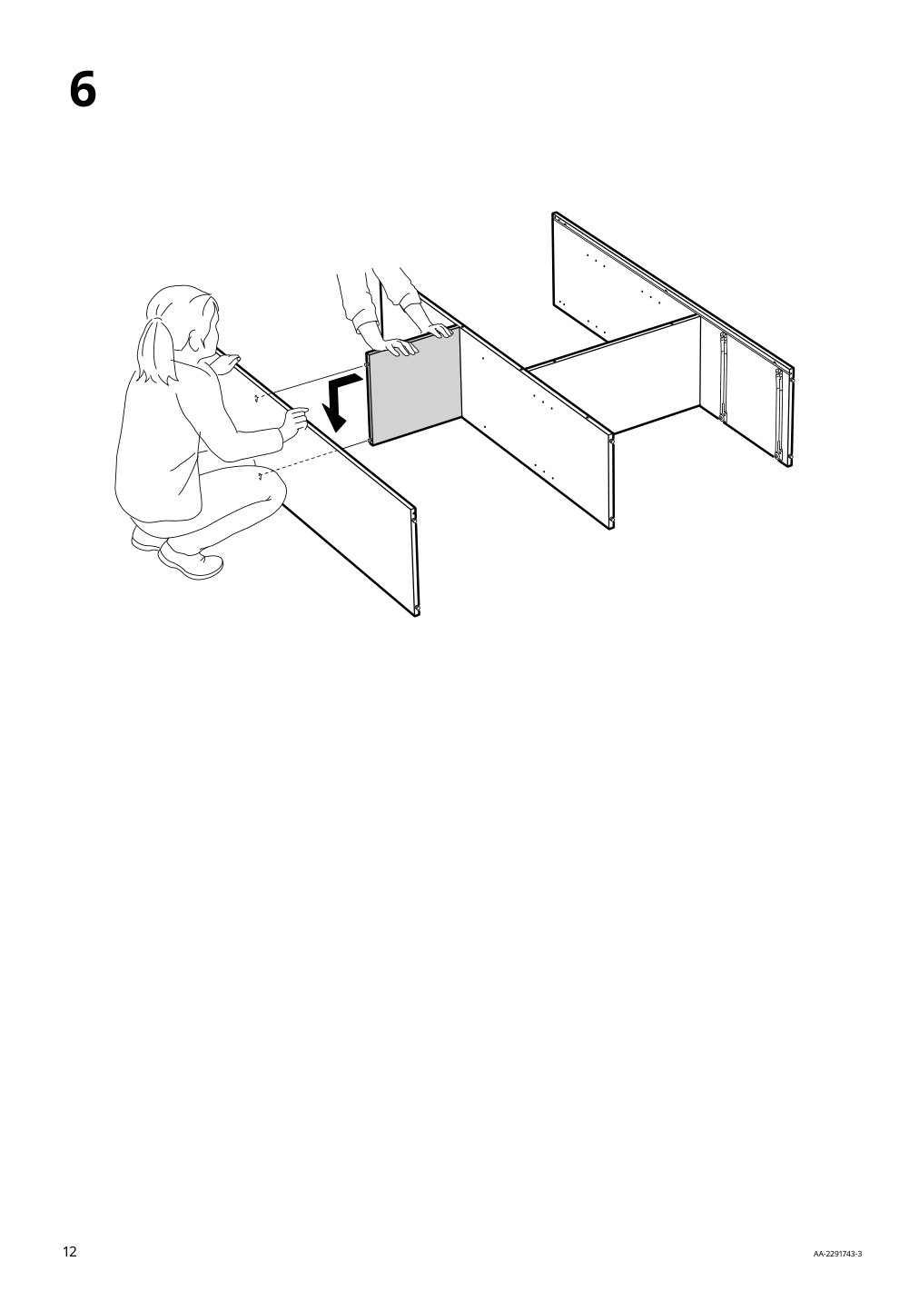 Assembly instructions for IKEA Vihals storage unit white | Page 12 - IKEA VIHALS storage combination 794.406.14