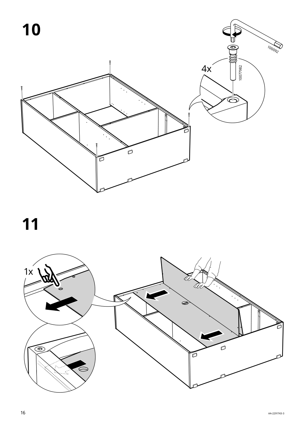 Assembly instructions for IKEA Vihals storage unit white | Page 16 - IKEA VIHALS storage combination 794.406.14