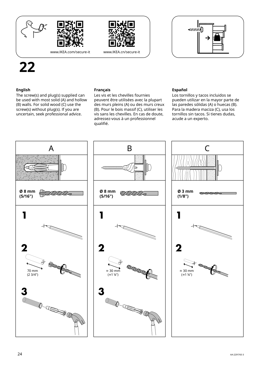 Assembly instructions for IKEA Vihals storage unit white | Page 24 - IKEA VIHALS storage combination 794.406.14