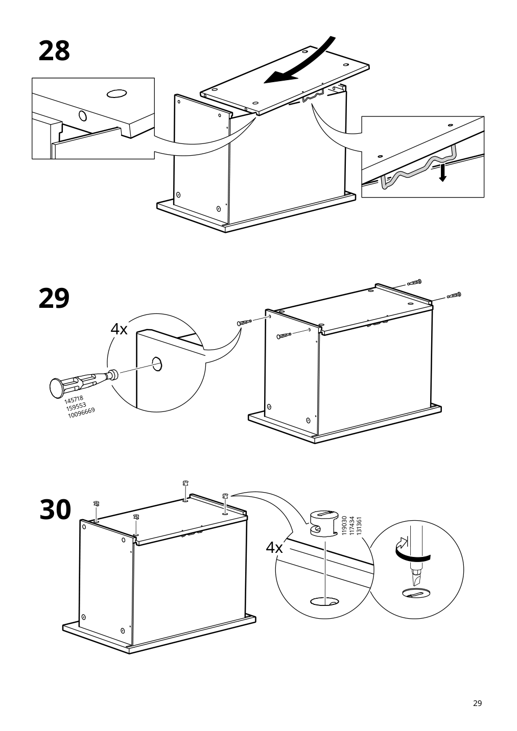 Assembly instructions for IKEA Vihals tv unit white | Page 29 - IKEA VIHALS TV/storage combination 594.406.10