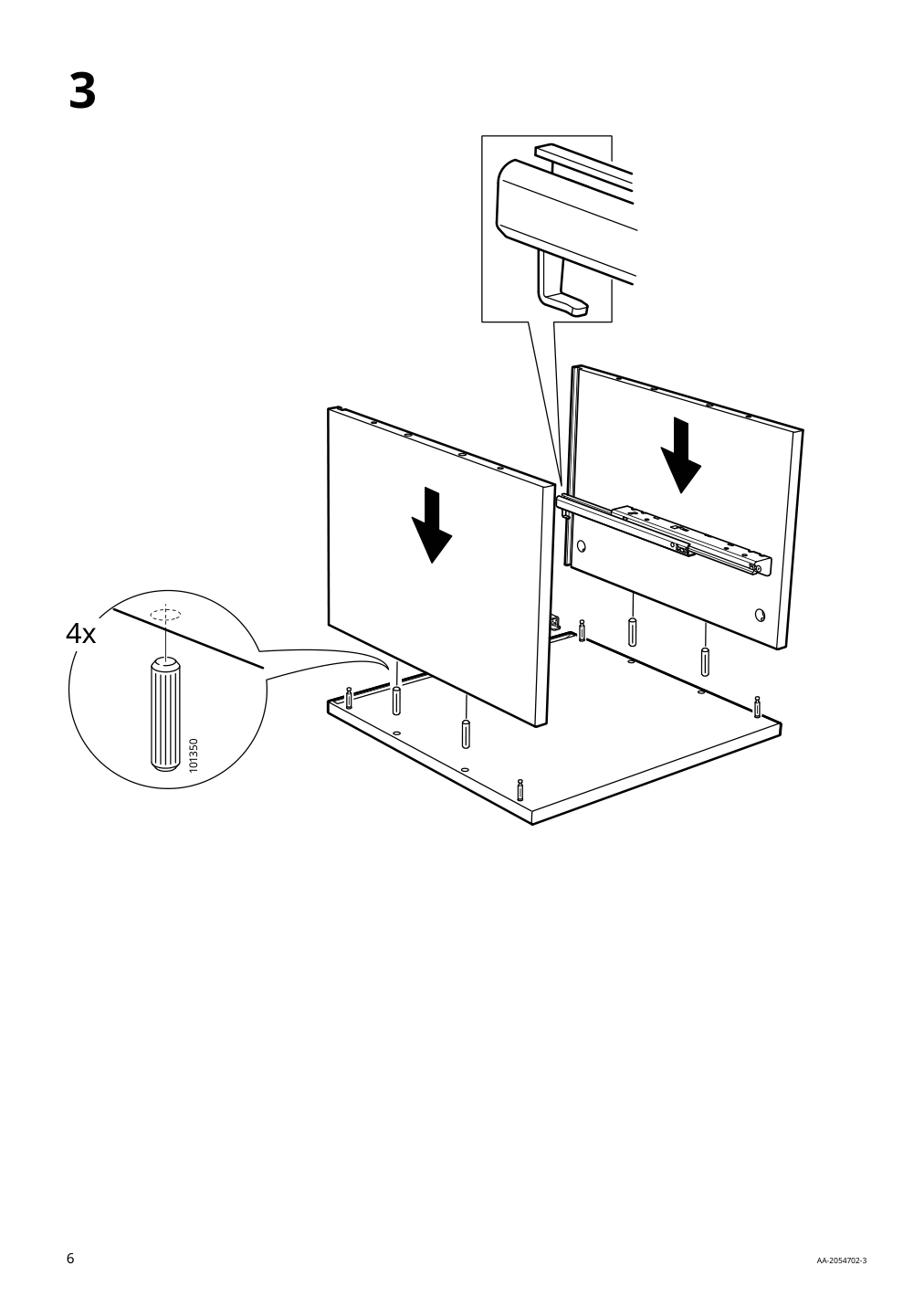 Assembly instructions for IKEA Vikhammer nightstand blue | Page 6 - IKEA VIKHAMMER nightstand 705.838.29