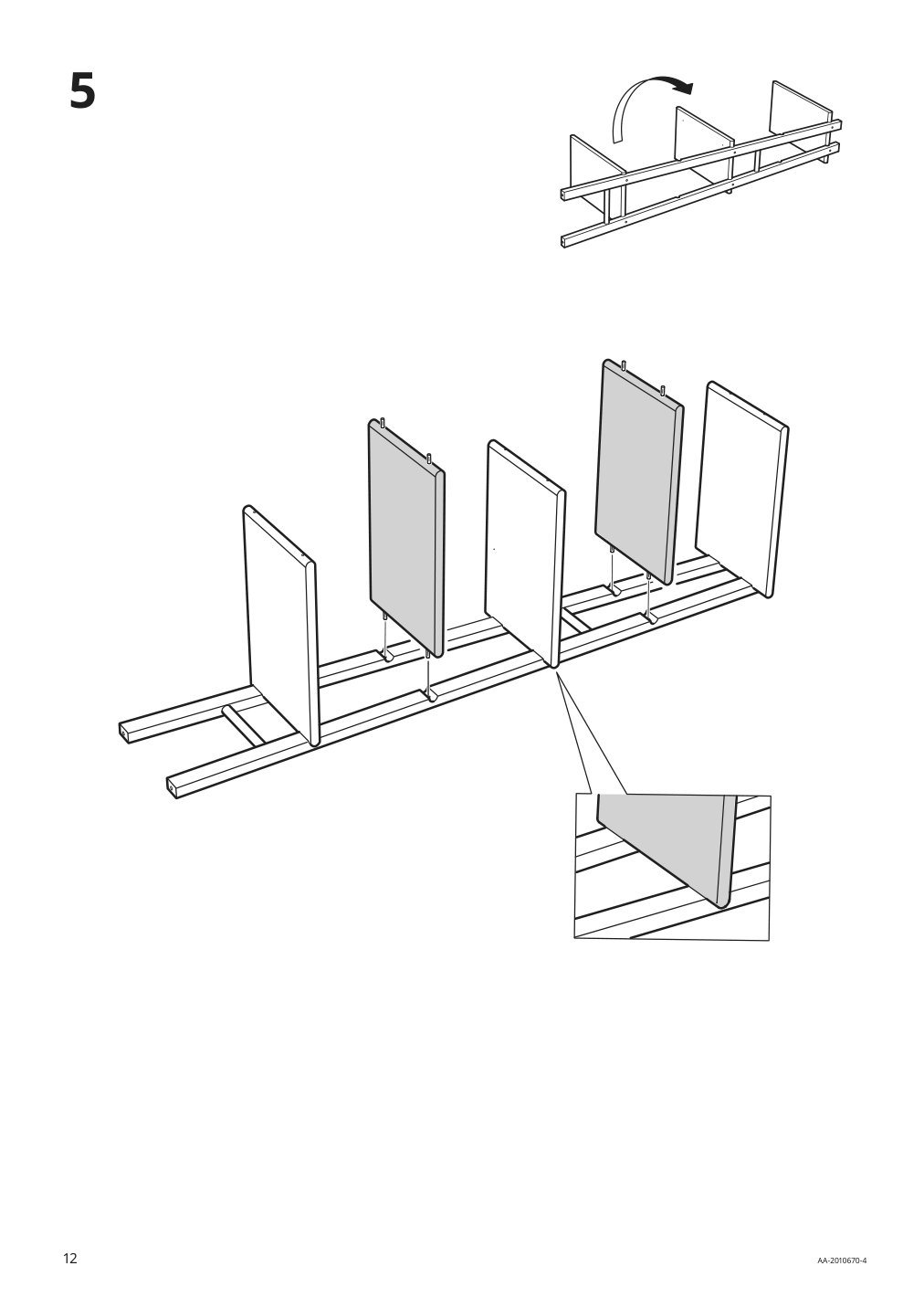 Assembly instructions for IKEA Vilto shelf unit birch | Page 12 - IKEA VILTO shelf unit 903.444.56