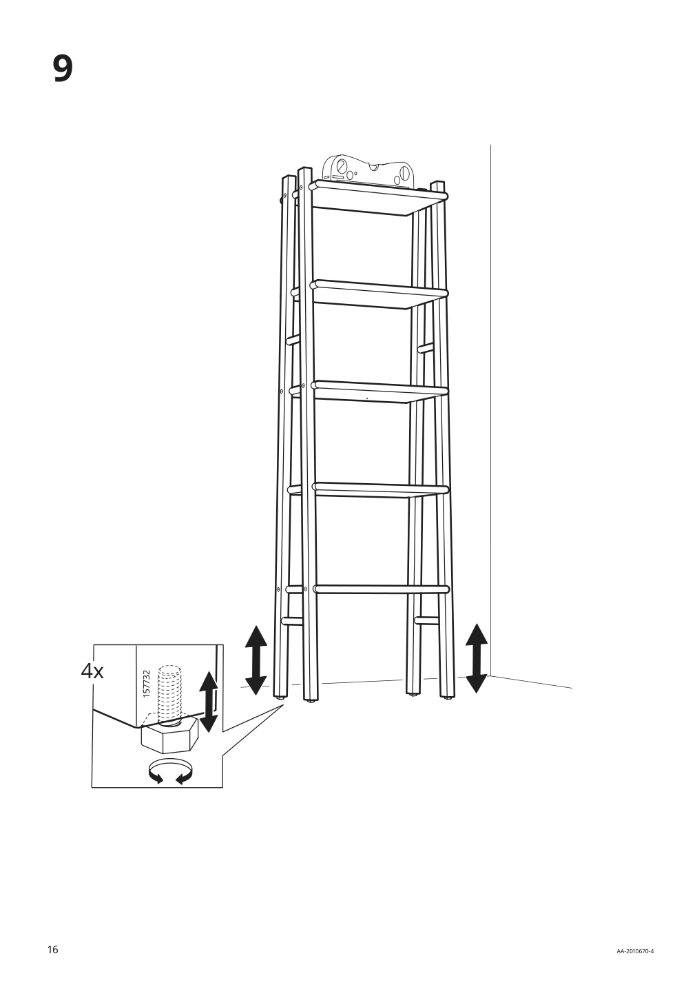 Assembly instructions for IKEA Vilto shelf unit birch | Page 16 - IKEA VILTO shelf unit 903.444.56