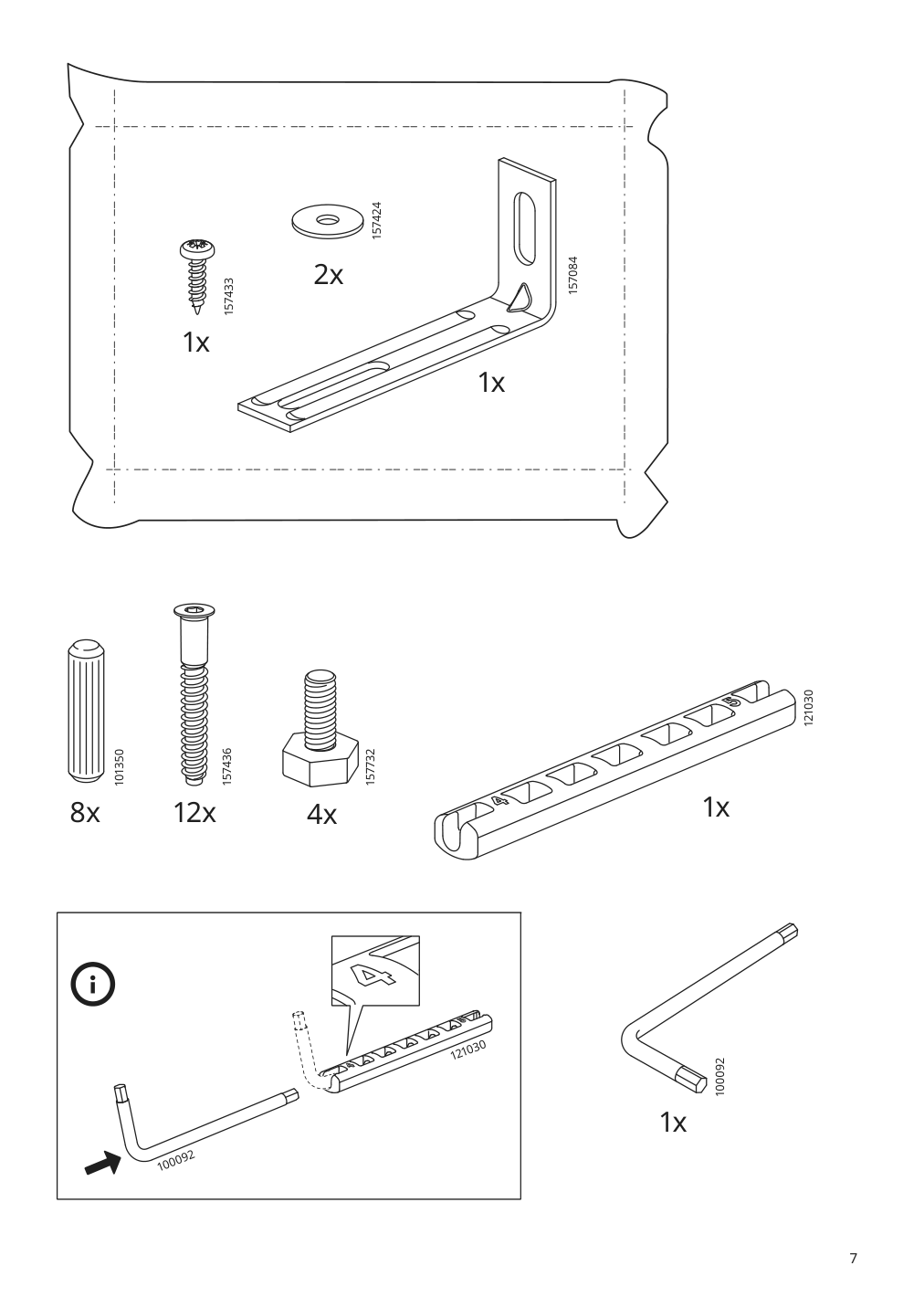 Assembly instructions for IKEA Vilto shelf unit birch | Page 7 - IKEA VILTO shelf unit 903.444.56