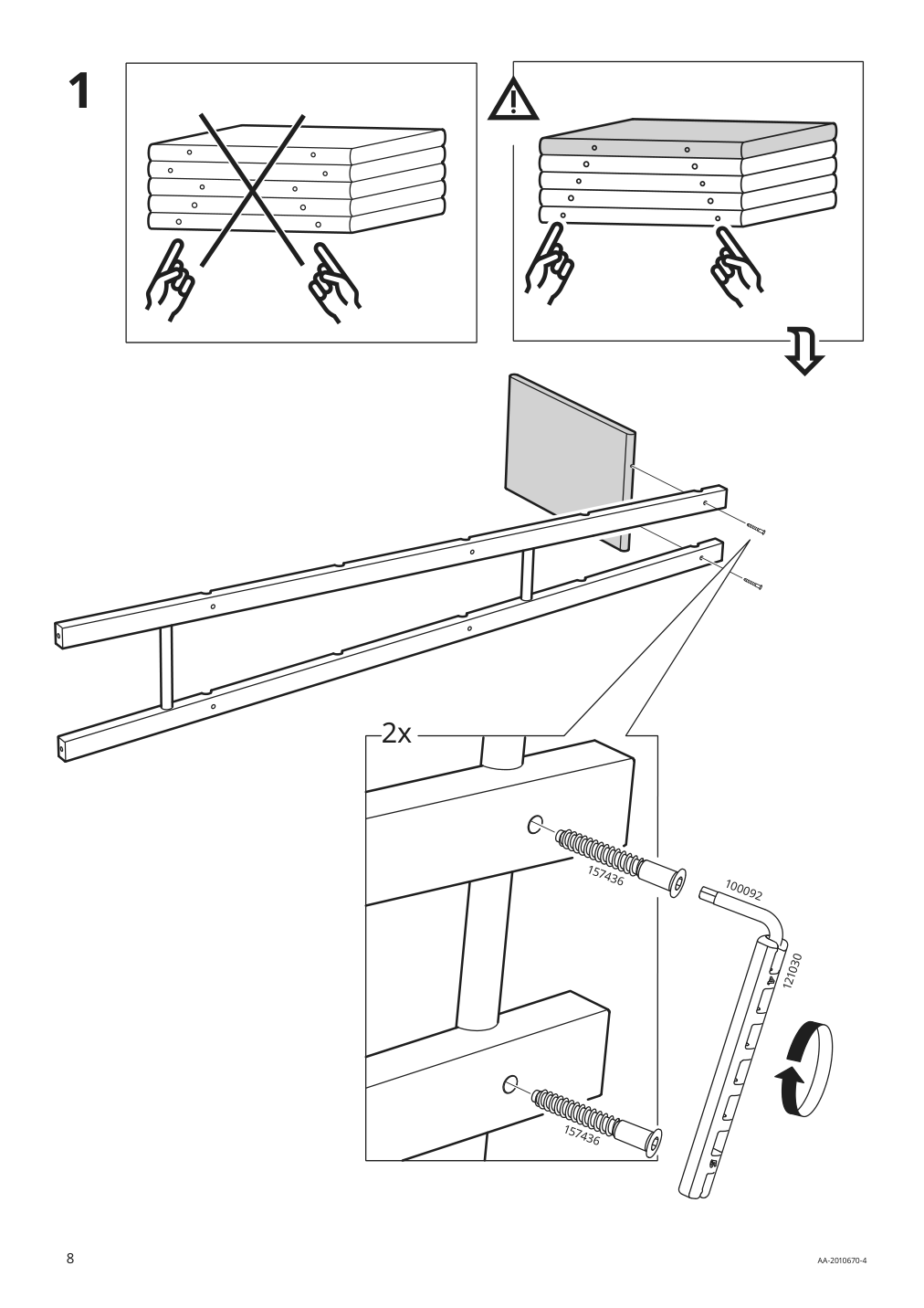 Assembly instructions for IKEA Vilto shelf unit birch | Page 8 - IKEA VILTO shelf unit 903.444.56