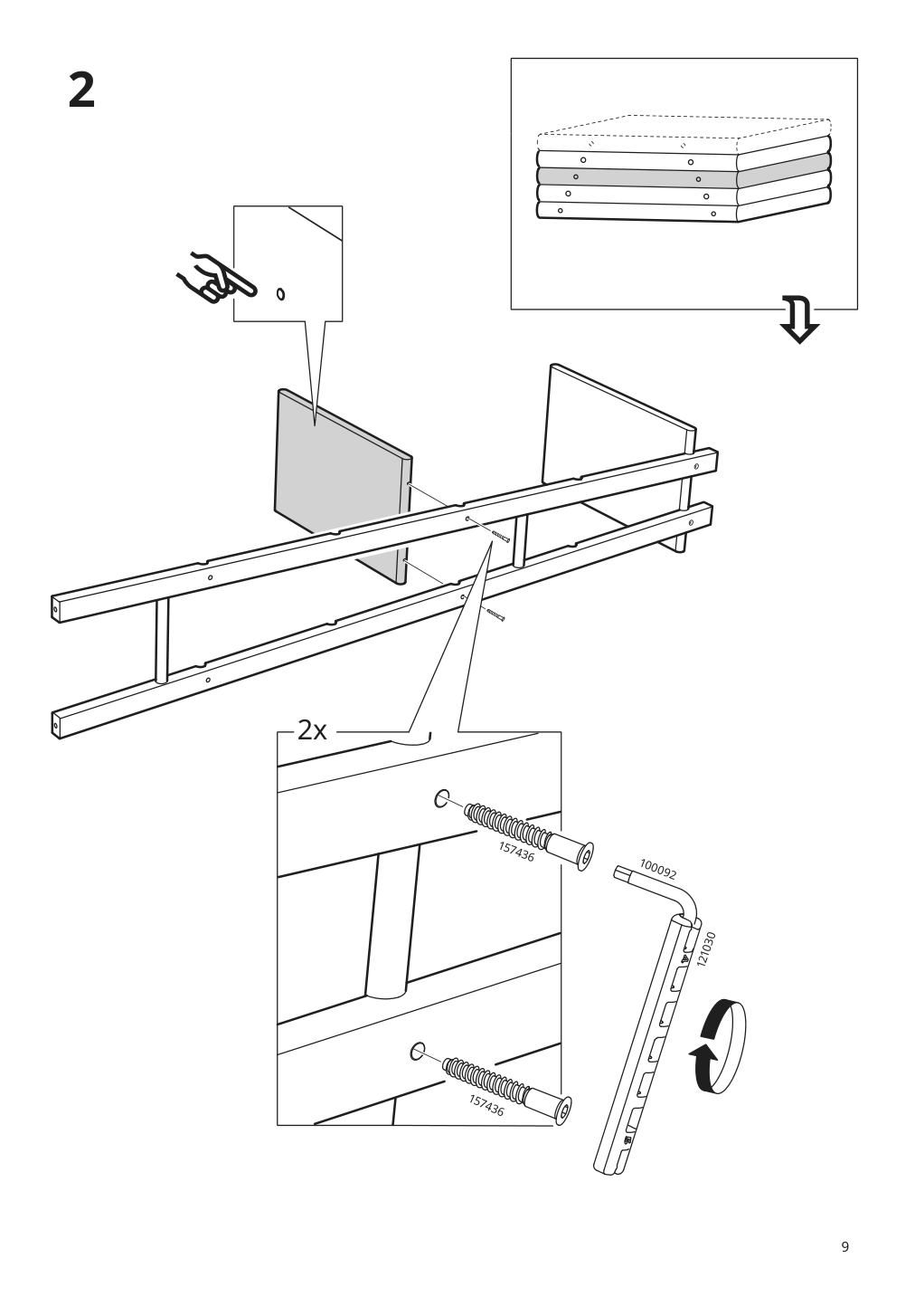 Assembly instructions for IKEA Vilto shelf unit birch | Page 9 - IKEA VILTO shelf unit 903.444.56