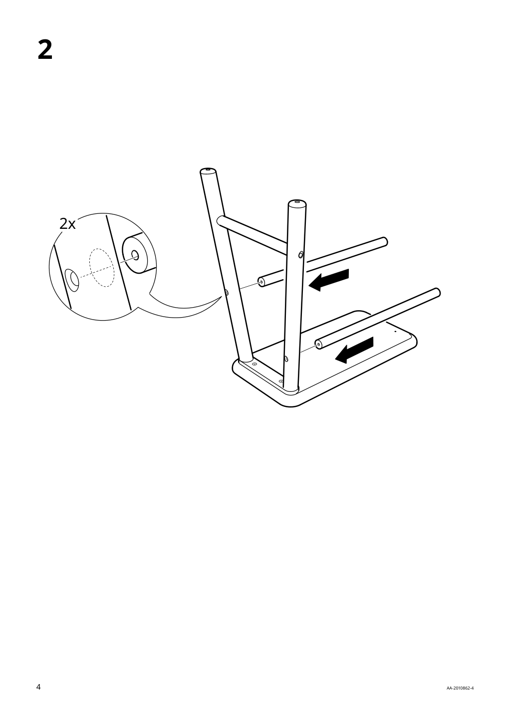 Assembly instructions for IKEA Vilto storage stool birch | Page 4 - IKEA VILTO storage stool 403.444.49