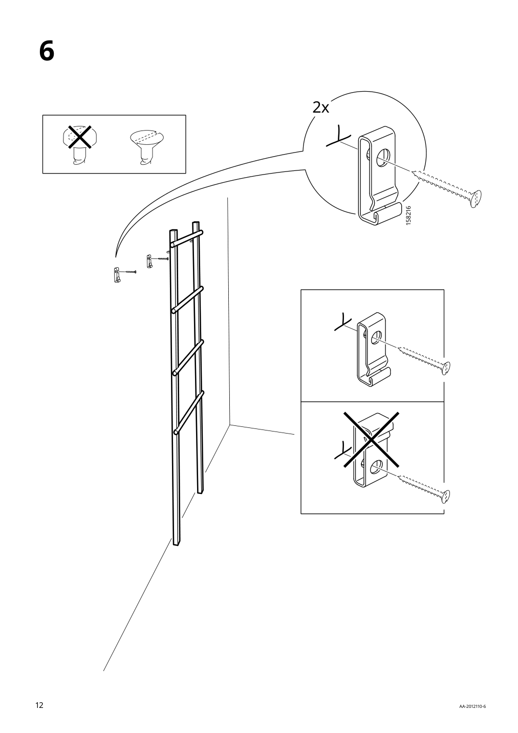 Assembly instructions for IKEA Vilto towel stand birch | Page 12 - IKEA VILTO towel stand 003.444.51