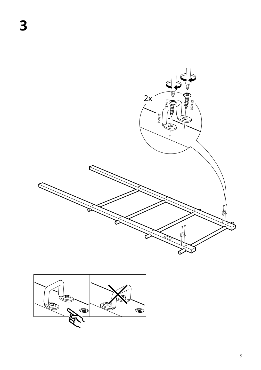 Assembly instructions for IKEA Vilto towel stand birch | Page 9 - IKEA VILTO towel stand 003.444.51