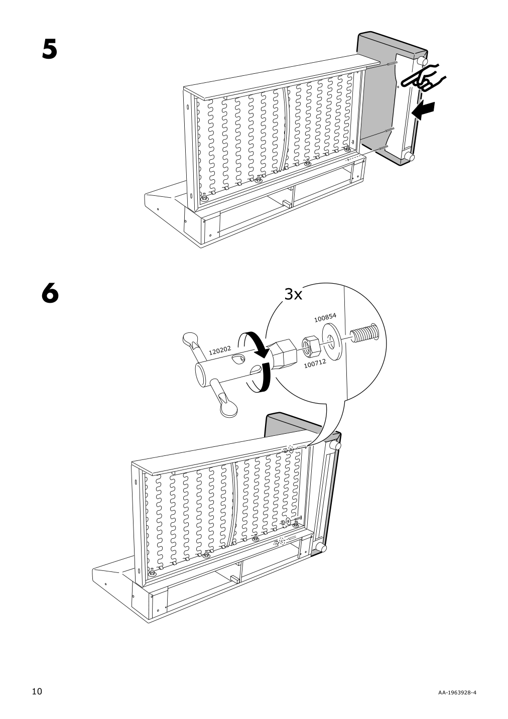 Assembly instructions for IKEA Vimle cover for armrest orrsta golden yellow | Page 10 - IKEA VIMLE cover for armrest 403.510.29