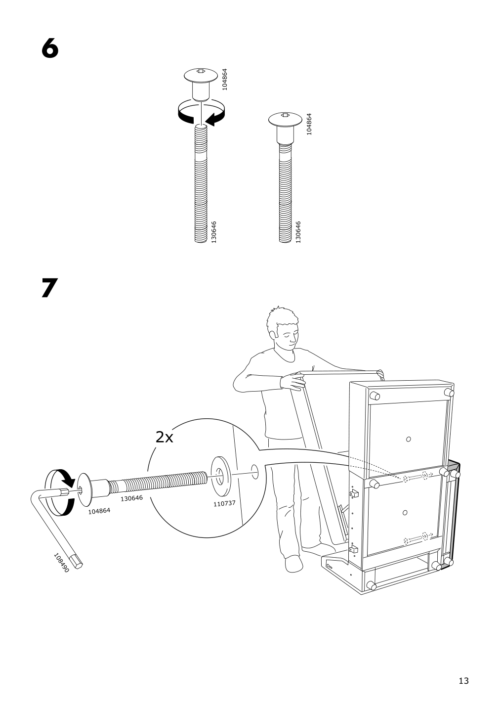 Assembly instructions for IKEA Vimle cover for armrest orrsta golden yellow | Page 13 - IKEA VIMLE cover for armrest 403.510.29