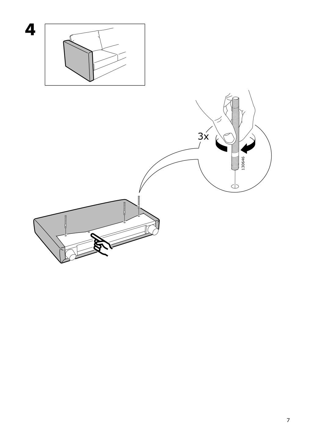 Assembly instructions for IKEA Vimle cover for armrest orrsta golden yellow | Page 7 - IKEA VIMLE cover for armrest 403.510.29