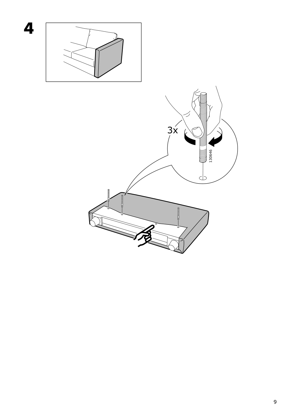 Assembly instructions for IKEA Vimle cover for armrest orrsta golden yellow | Page 9 - IKEA VIMLE cover for armrest 403.510.29