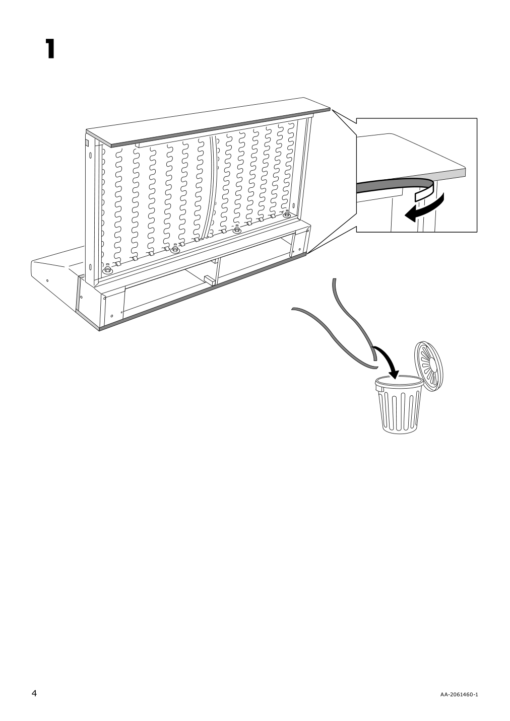 Assembly instructions for IKEA Vimle cover for loveseat section gunnared dark green | Page 4 - IKEA VIMLE cover for loveseat section 503.510.43