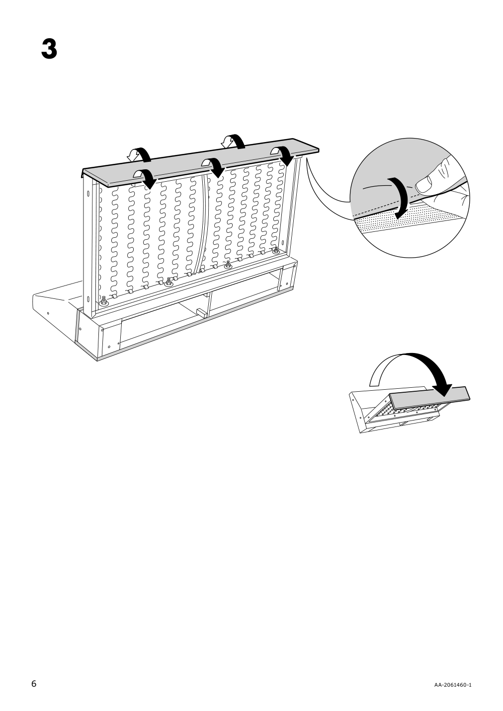 Assembly instructions for IKEA Vimle cover for loveseat section gunnared dark green | Page 6 - IKEA VIMLE cover for loveseat section 503.510.43