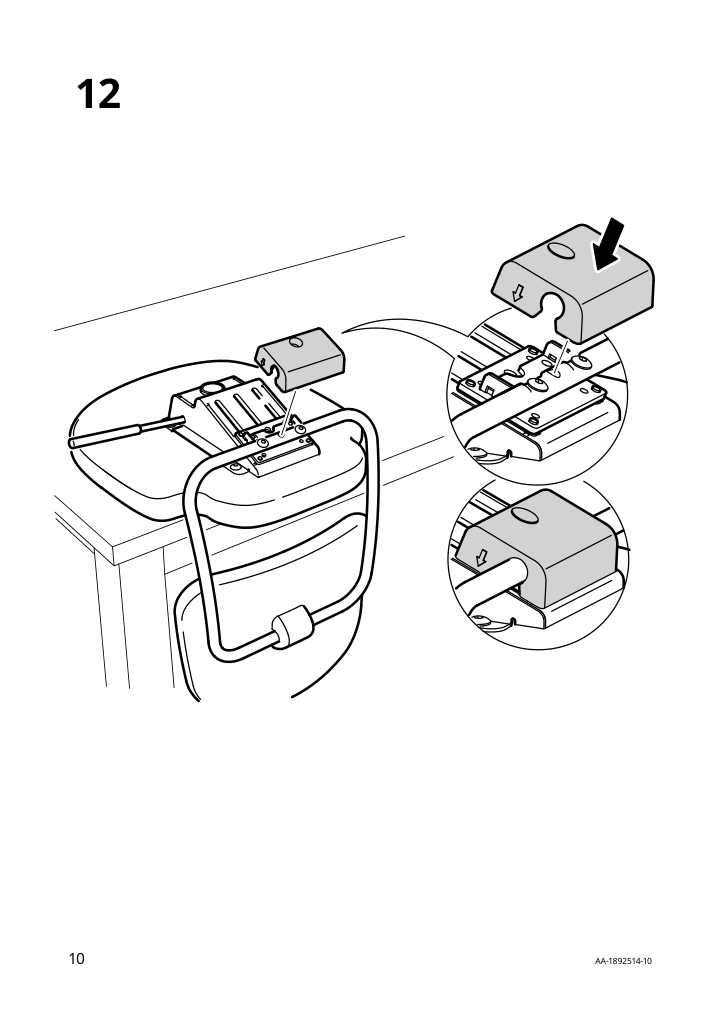 Assembly instructions for IKEA Vimund childs desk chair turquoise | Page 10 - IKEA VIMUND child's desk chair 005.319.66