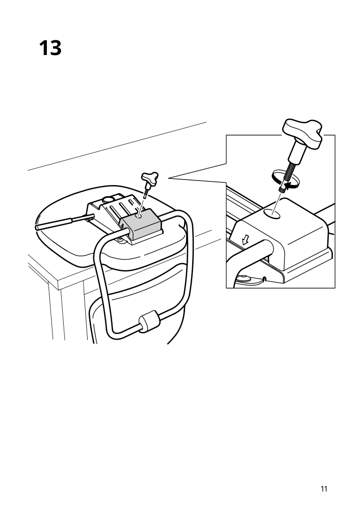 Assembly instructions for IKEA Vimund childs desk chair turquoise | Page 11 - IKEA VIMUND child's desk chair 005.319.66