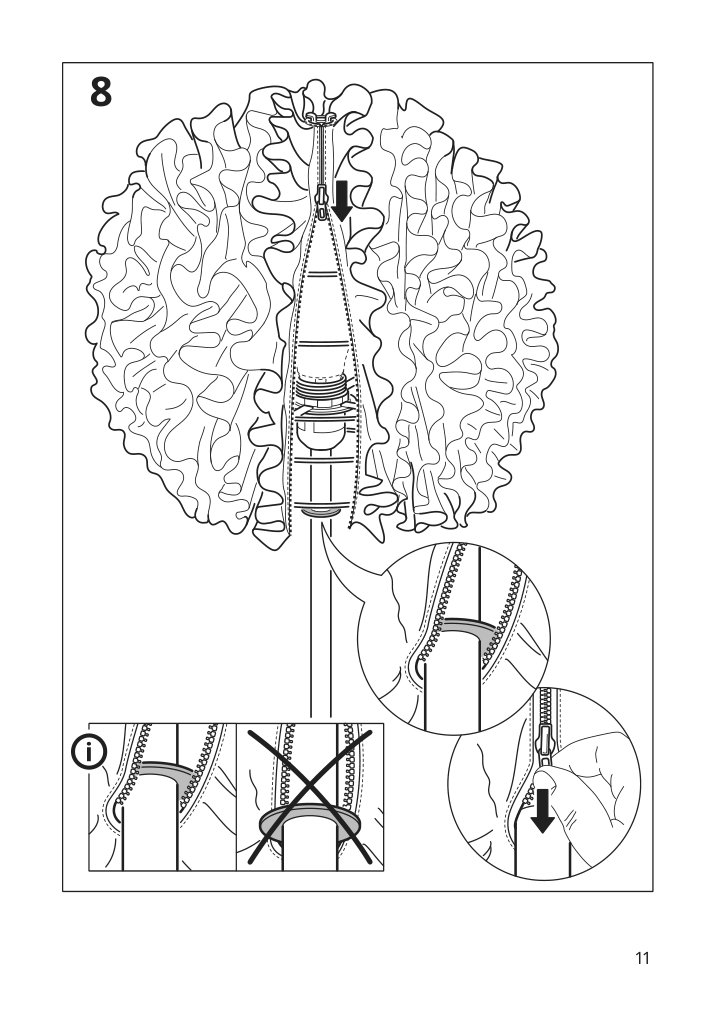 Assembly instructions for IKEA Vindkast floor lamp white | Page 11 - IKEA VINDKAST floor lamp 405.390.84