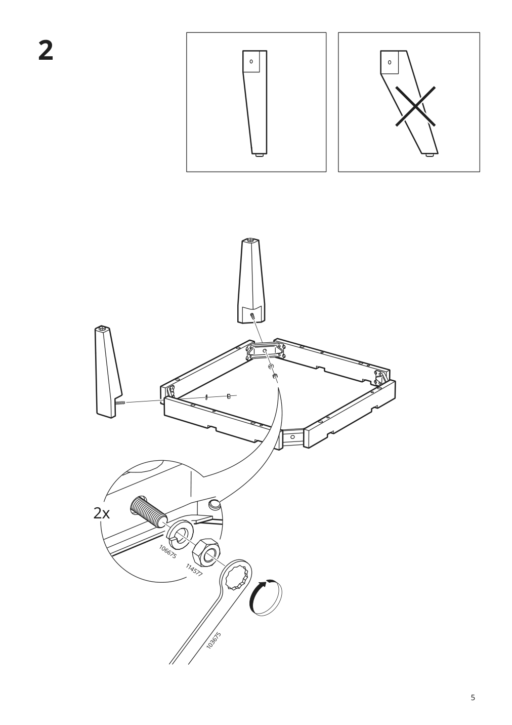 Assembly instructions for IKEA Vingsoen wing chair in outdoor gray | Page 5 - IKEA VINGSÖN wing chair, in/outdoor 694.366.03