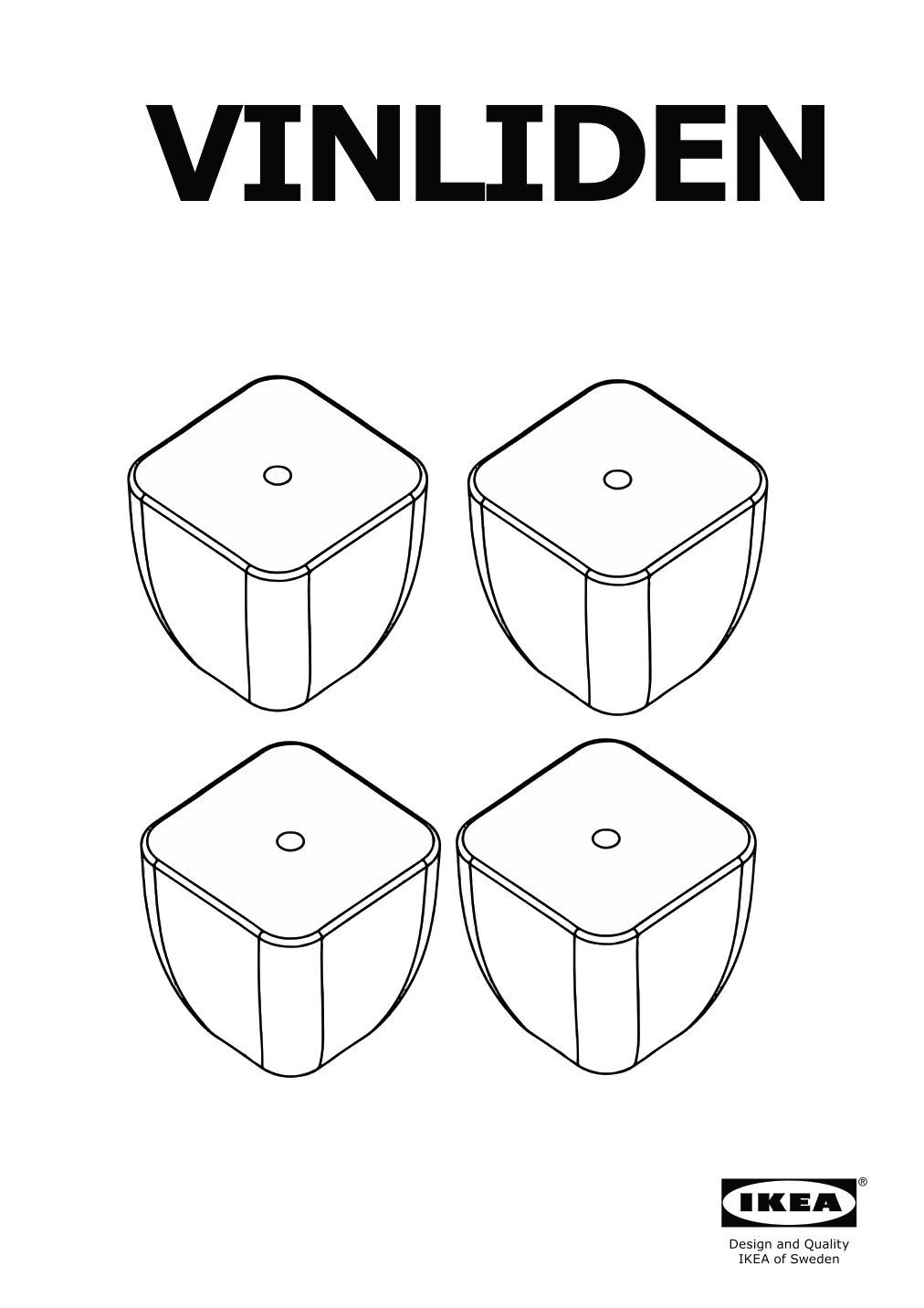 Assembly instructions for IKEA Vinliden leg birch | Page 1 - IKEA VINLIDEN sofa 795.555.39