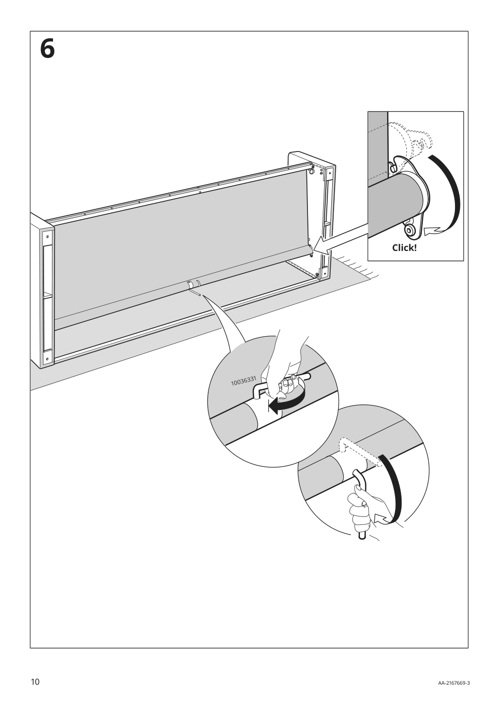 Assembly instructions for IKEA Vinliden sofa section with chaise | Page 10 - IKEA VINLIDEN sofa with chaise 393.046.75