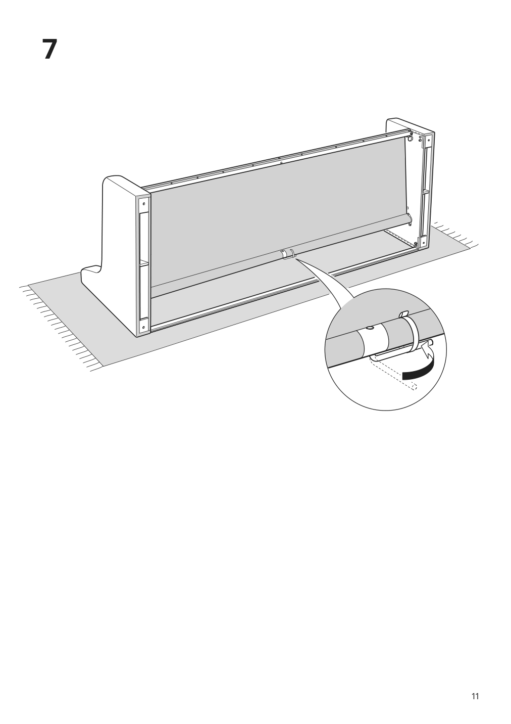 Assembly instructions for IKEA Vinliden sofa section with chaise | Page 11 - IKEA VINLIDEN sofa with chaise 193.046.81