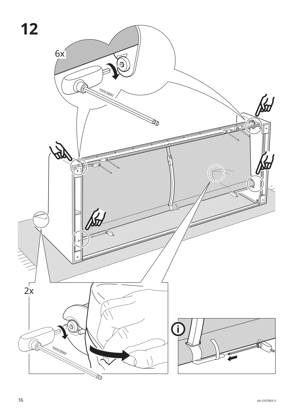 Assembly instructions for IKEA Vinliden sofa section with chaise | Page 16 - IKEA VINLIDEN sofa with chaise 795.555.58