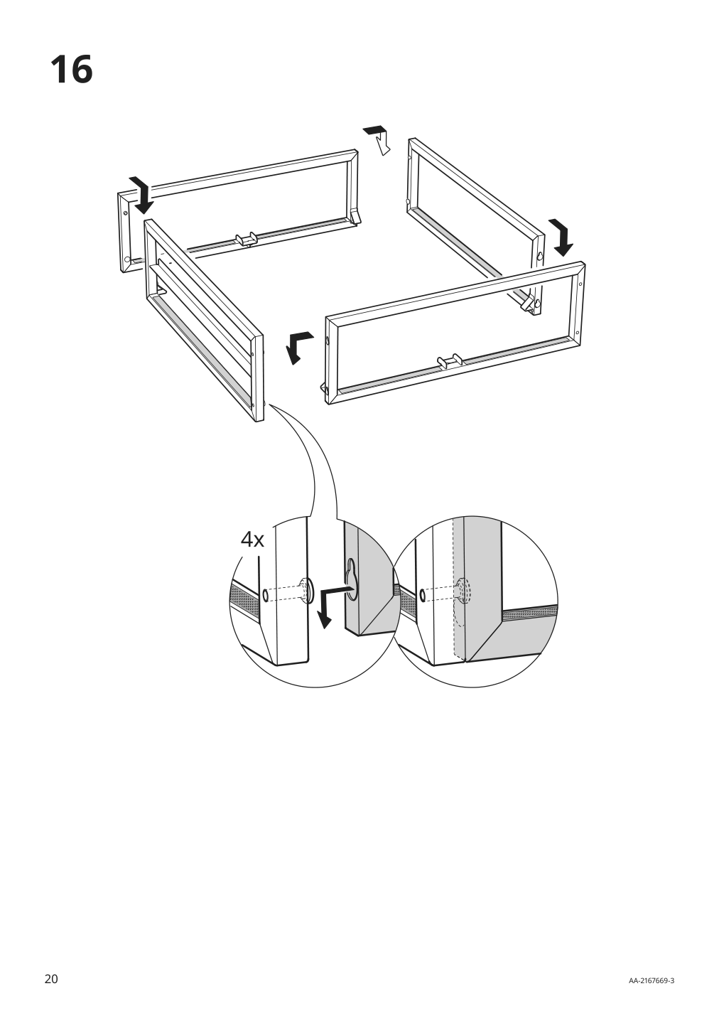 Assembly instructions for IKEA Vinliden sofa section with chaise | Page 20 - IKEA VINLIDEN sofa with chaise 893.046.87