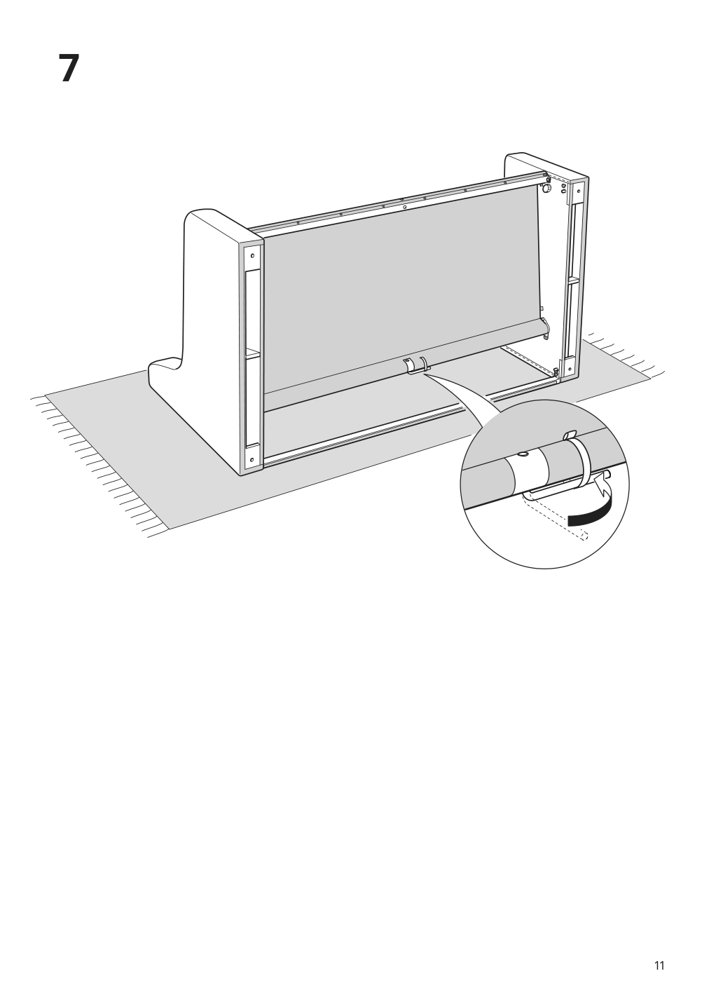 Assembly instructions for IKEA Vinliden sofa section | Page 11 - IKEA VINLIDEN sofa 795.555.39