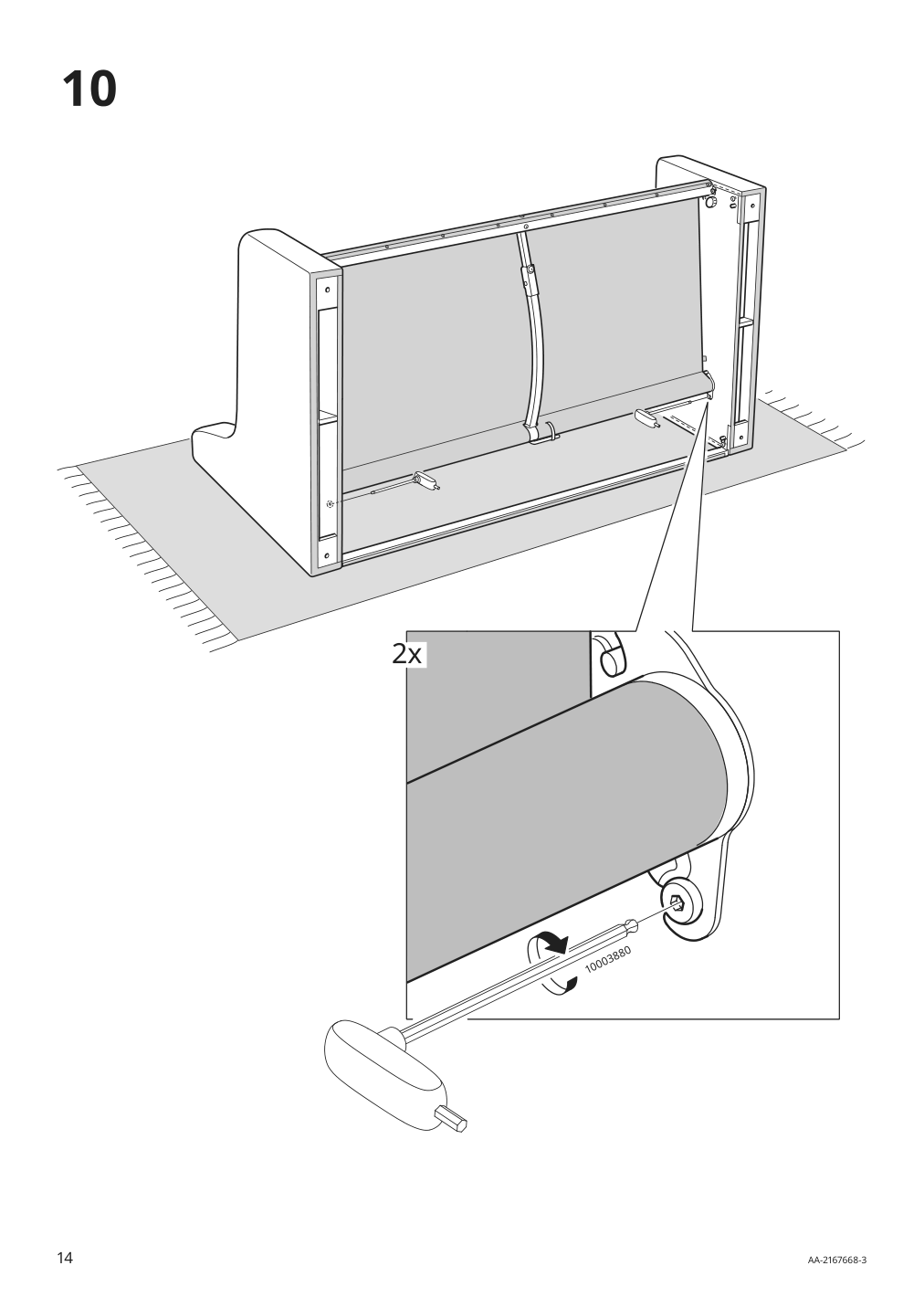 Assembly instructions for IKEA Vinliden sofa section | Page 14 - IKEA VINLIDEN sofa 795.555.39