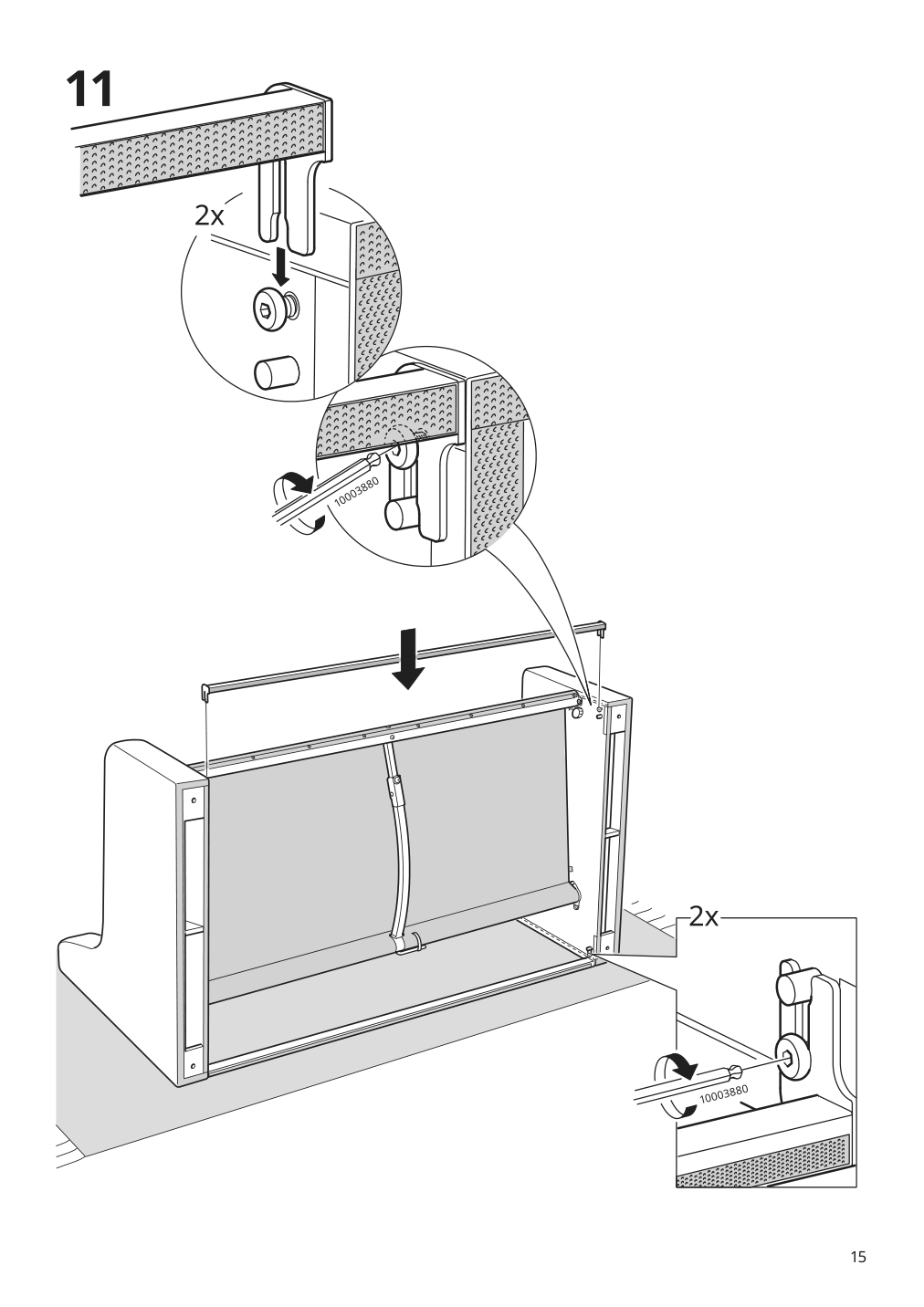 Assembly instructions for IKEA Vinliden sofa section | Page 15 - IKEA VINLIDEN sofa 795.555.39