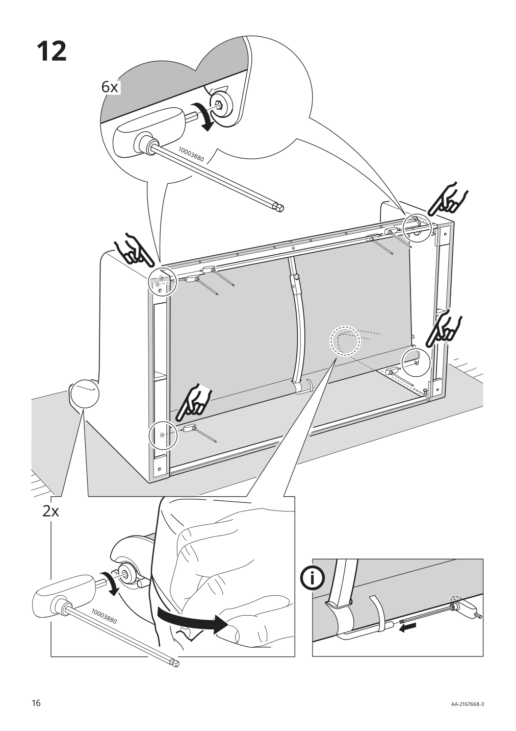 Assembly instructions for IKEA Vinliden sofa section | Page 16 - IKEA VINLIDEN sofa 795.555.39