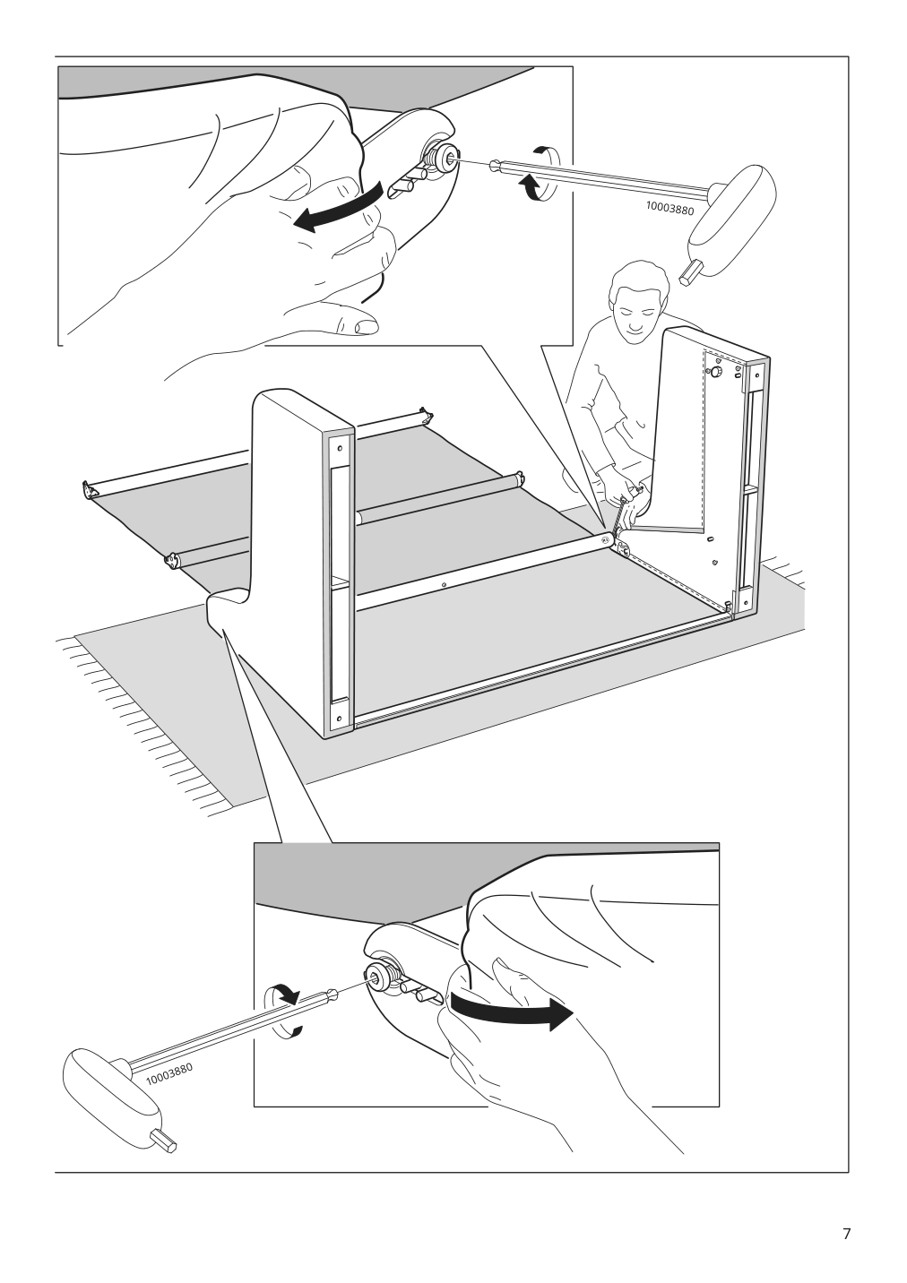 Assembly instructions for IKEA Vinliden sofa section | Page 7 - IKEA VINLIDEN sofa 795.555.39