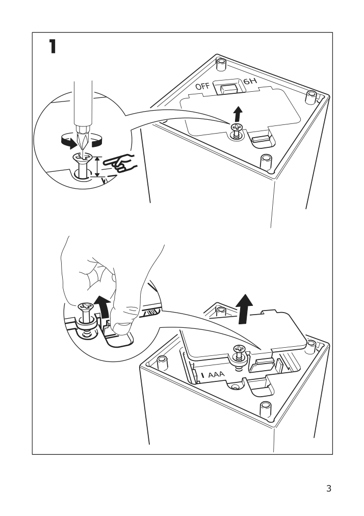 Assembly instructions for IKEA Vinterfest led decorative light battery operated indoor outdoor house white | Page 3 - IKEA VINTERFEST LED decorative light 204.373.50