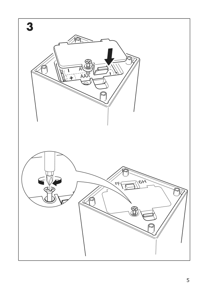 Assembly instructions for IKEA Vinterfest led decorative light battery operated indoor outdoor house white | Page 5 - IKEA VINTERFEST LED decorative light 204.373.50