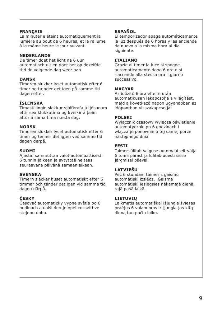 Assembly instructions for IKEA Vinterfest led decorative light battery operated indoor outdoor house white | Page 9 - IKEA VINTERFEST LED decorative light 204.373.50