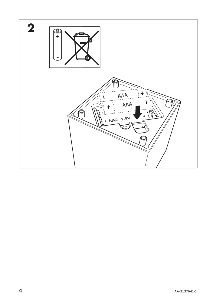 Assembly instructions for IKEA Vinterfest led lantern battery operated indoor outdoor house white | Page 4 - IKEA VINTERFEST LED lantern 804.373.66