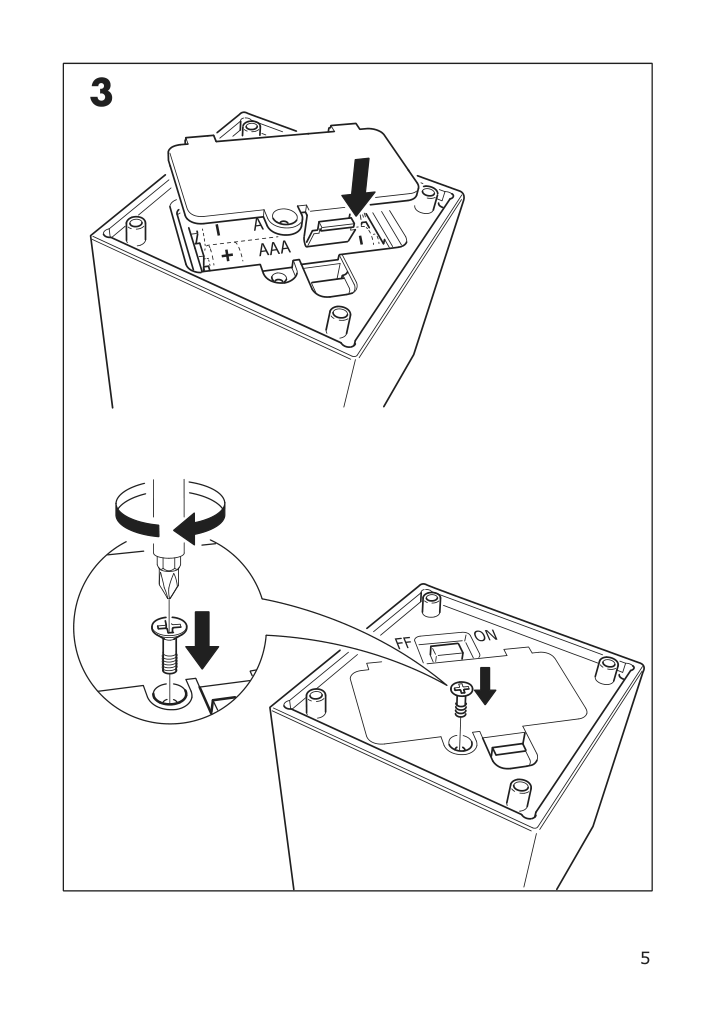 Assembly instructions for IKEA Vinterfest led lantern battery operated indoor outdoor house white | Page 5 - IKEA VINTERFEST LED lantern 804.373.66