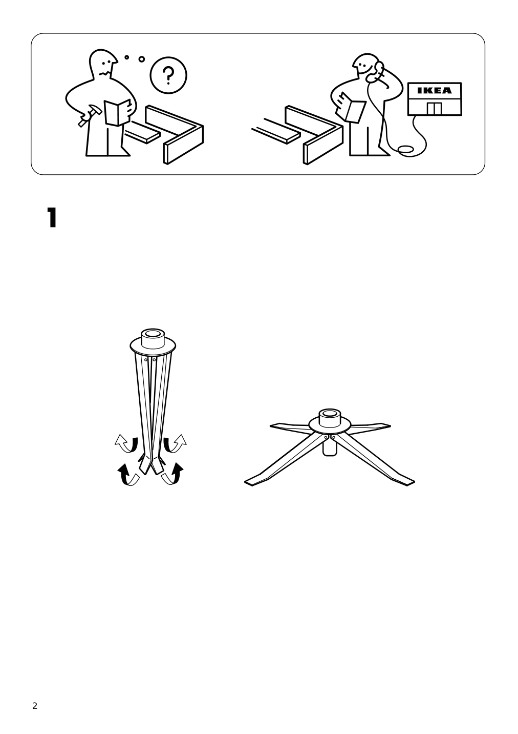 Assembly instructions for IKEA Vinterfint artificial christmas tree indoor outdoor green | Page 2 - IKEA VINTERFINT artificial Christmas tree 705.242.03