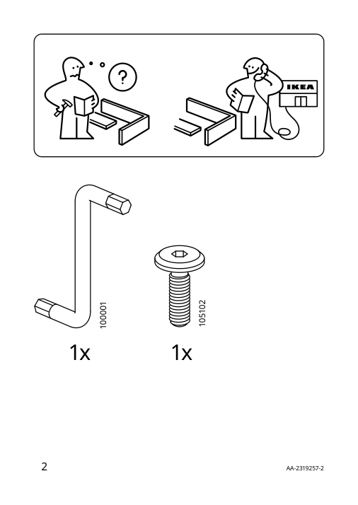 Assembly instructions for IKEA Vinterfint decoration christmas tree shaped pine white | Page 2 - IKEA VINTERFINT decoration 305.532.59