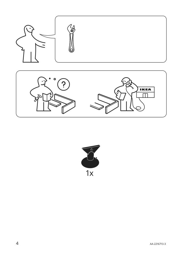 Assembly instructions for IKEA Virrmo work lamp nickel plated | Page 4 - IKEA VIRRMO work lamp 804.713.55