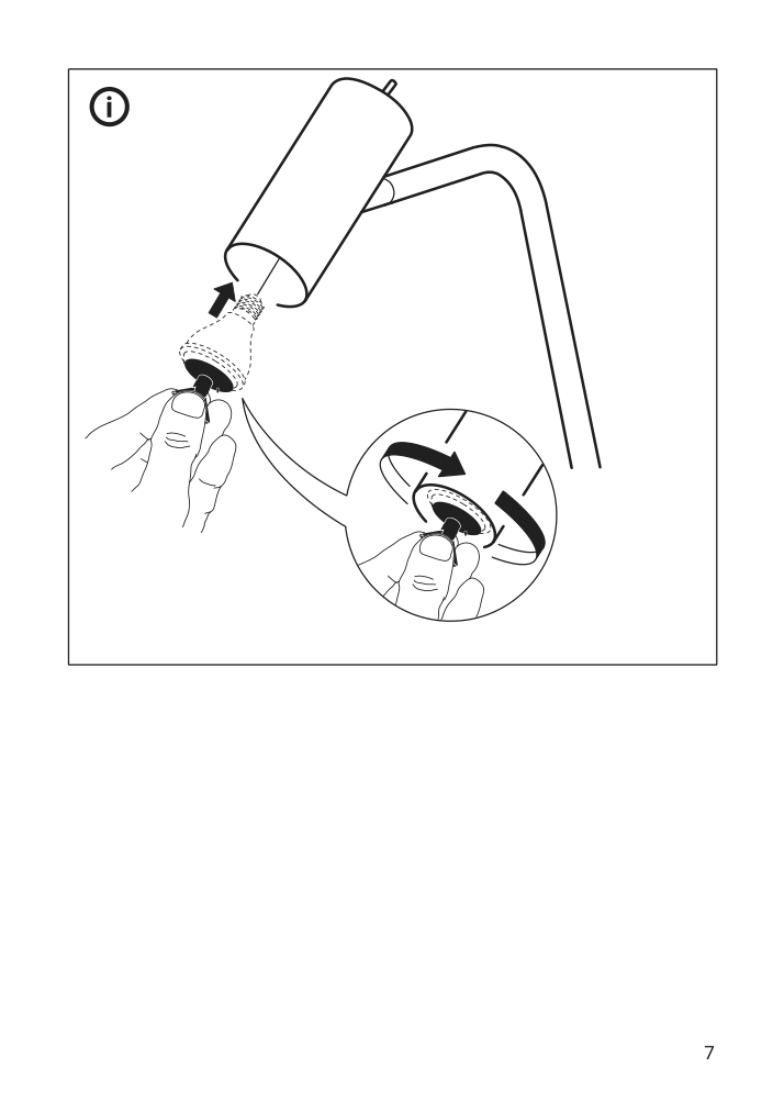 Assembly instructions for IKEA Virrmo work lamp nickel plated | Page 7 - IKEA VIRRMO work lamp 804.713.55