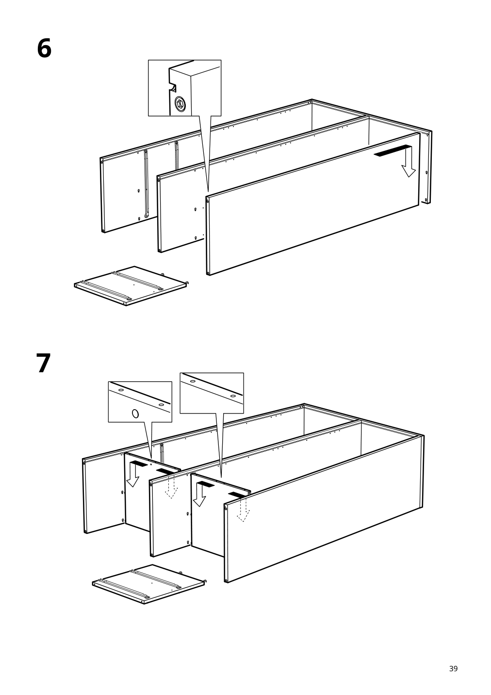 Assembly instructions for IKEA Visthus wardrobe gray white | Page 39 - IKEA VISTHUS wardrobe 503.476.16