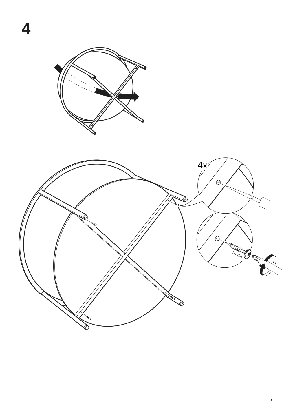 Assembly instructions for IKEA Vittsjoe coffee table black brown glass | Page 5 - IKEA VITTSJÖ coffee table 802.133.09