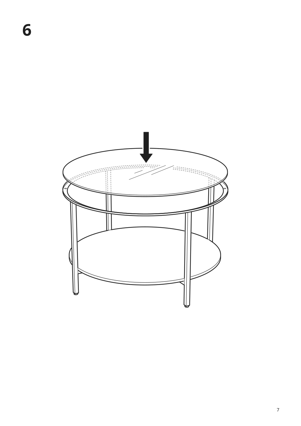 Assembly instructions for IKEA Vittsjoe coffee table black brown glass | Page 7 - IKEA VITTSJÖ coffee table 802.133.09