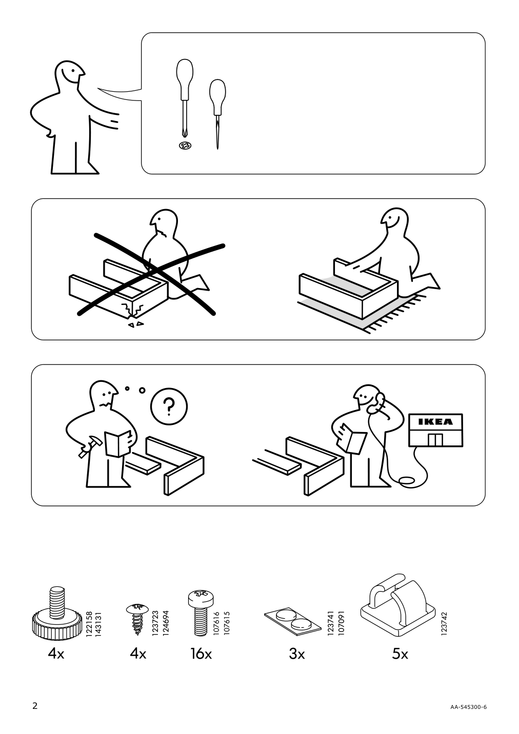 Assembly instructions for IKEA Vittsjoe laptop table black brown glass | Page 2 - IKEA VITTSJÖ laptop table 802.213.52